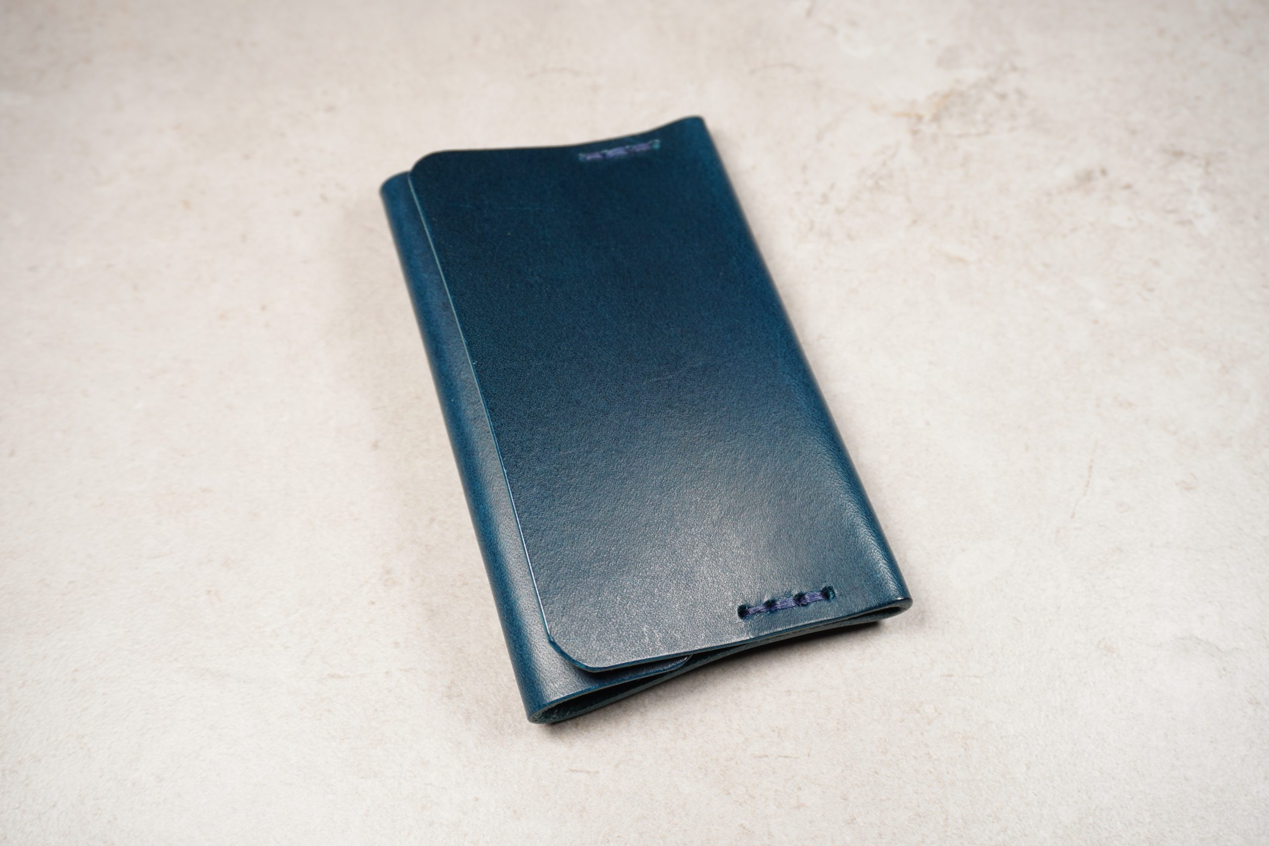 Blue minimalist card wallet
